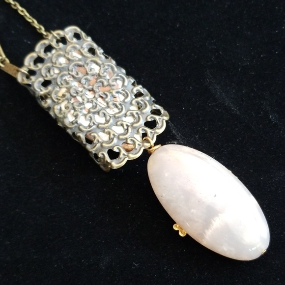 Vintage Repurposed Assemblage Necklace - Picture 6 of 8